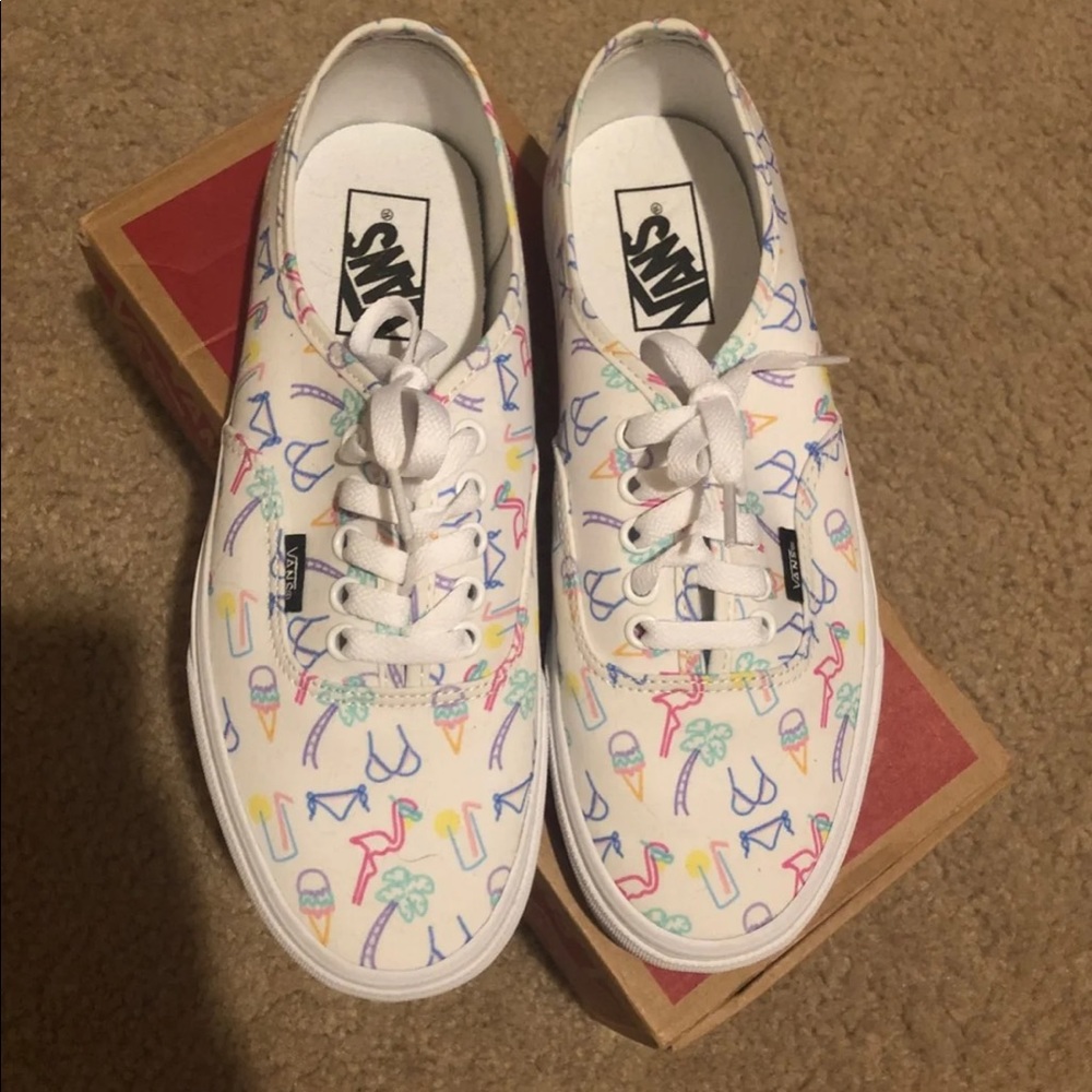 Vans Authentic style Beach Theme